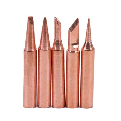 China 5pcs I+B+K+2.4D+3C Soldering Iron 900M Pure Copper Soldering Iron Head Set Inside Hot Bare Copper Electric Soldering Iron Tip 5 in 1 for sale