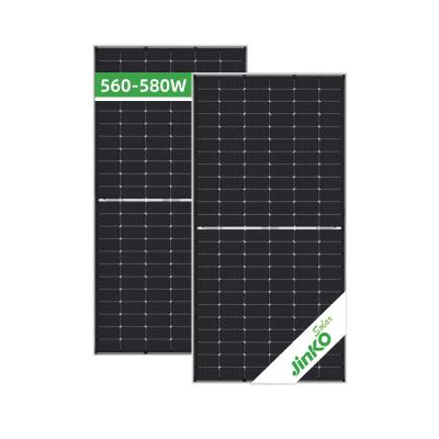 China Jinko High Efficiency Double-Glass 144 Half Cells Bifacial Solar Panel Price 182mmx182mm Monocrystalline Solar Bifacial PannelliSolari for sale