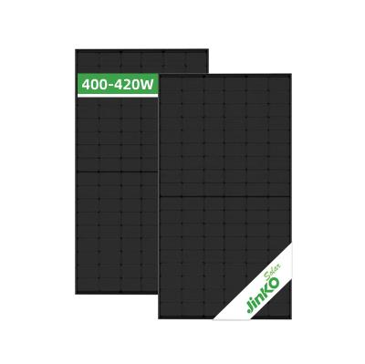 China Black 400W 405W 410W 415W 420W N-Type Jinko Solar Monocrystalline Solar Panels 1 Tier 1 Solar Panel 182mmx182mm for sale