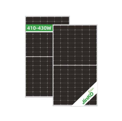 China N-Type TOPCon Jinko 182mm Solar Felt Solar Panel Half Cut Tiger Neo 54HL4-V 410w Solar Panel 182mmx182mm for sale