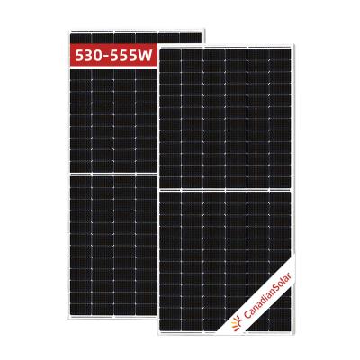 China Solar Panels 144cells 550W 182mmx182mm Canadian Mono Solar Panels HiKu6 CS6W 545W 550W 555W PERC Tier 1 Solar Panel for sale