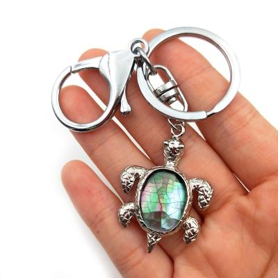 China High Quality Wholesale Metal Key Chain Accessory Durable Lobster Clasp With Small Shell Turtle Key Rings Cute Charms Special Gifts for sale