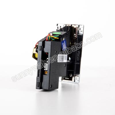 China 19mm-31mm Multi Coin Acceptor Electronic Roll Down Coin Acceptor Selector for sale