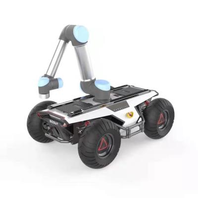 China Hotels MONITOR Robotic Vehicle Delivery Unmanned Ground Vehicle Industrial Car Robots UGV ROS With Sensor for sale