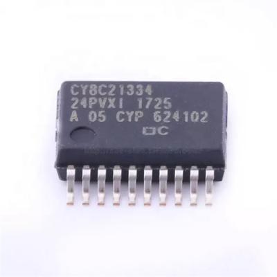 China Unidad de control del micrófono del chip CI SSOP-20 Mcu de memoria Flash de CY8C21334-24PVXIT MCU en venta