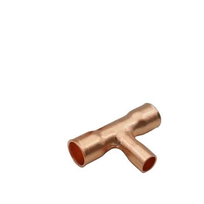 China China Manufacturer Stock Available Good Quality Home Copper Tee Fitting For HVACR for sale