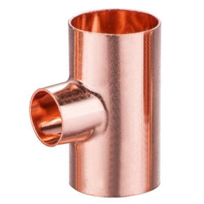 China Industrial Tee End Feed Copper Fittings ASME B 16.22 for sale