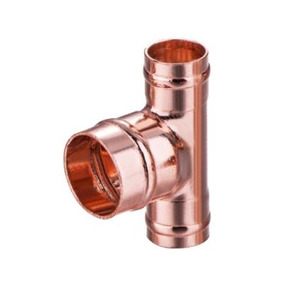 China Copper Reduction Stitch CxCxC Solder Ring Copper Fitting EN1254-1 for sale