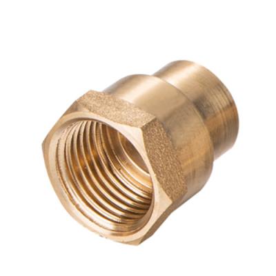 China DZR Adapter CxF Female Brass Weld Ring DZR Brass Fittings for sale