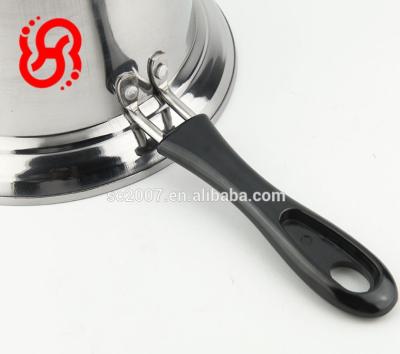 China Sustainable Stainless Steel Palm Restaurant Amc Cookware Handle for sale