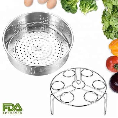 China Sustainable Egg Steamer Rack For Pressure Cooker Accessories, Footek Steamer Rack Vegetable Rack Fits Instant Pot Pressure Cooker, 2 Pieces for sale