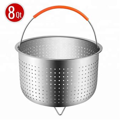 China Viable Instant Pot Accessories 3 or 8 Quart Steamer Basket, Stainless Steel Strainer Steamer Insert Vegetable for sale