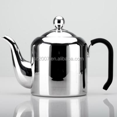 China Sustainable Food Grade 304 Stainless Steel Tea Kettle Water Kettle for sale