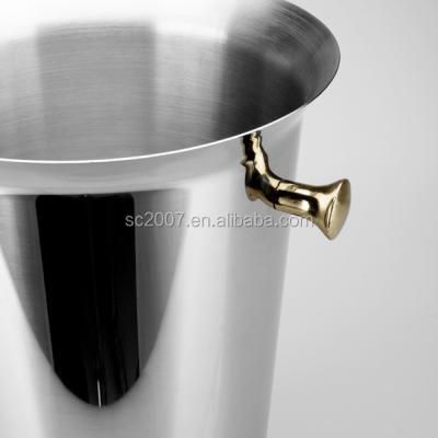 China Viable European Design, Belaire Rose Stainless Steel Champagne Cooler Non-Magnetic Ice Bucket for sale