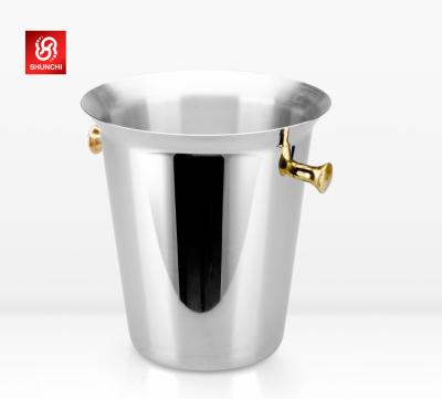 China Sustainable Stainless Steel Bucket For Beer Champagne Liquor Products Cooling for sale