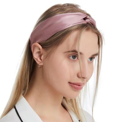 China 2022 Designer Elastic Hair Bands Hair Accessories Headbands For Women Luxury 100% Silk Hair Scrunchie Hair Accessories for sale