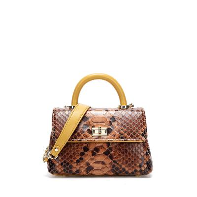 China Animals Printed Leather Handbag 2022 New Designer Handbags For Women Snakeskin Luxury Pattern Ladies Shoulder Bag Purse for sale