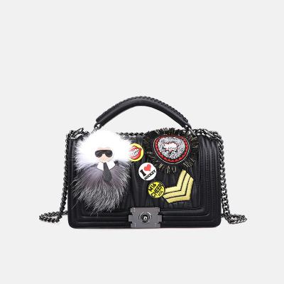 China Fashion\hot selling comfortable\durable graffiti bags for women girls handbags luxury quilted luxury handbags bag 2021 beautiful for sale