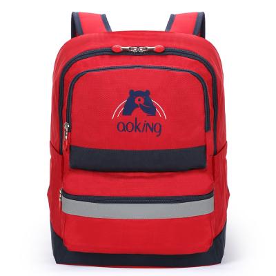 China Custom Nught Safety Kids Backpacks Wholesale Cartoon Bear Girls School Bags For Kids for sale