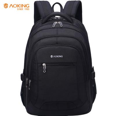 China Water resistant Aoking OEM embroidered logo business backpack laptop 17 inch bagpack bags for men backpack and women for sale