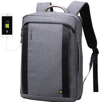 China With USB Aoking Logo Fashion Men Backpack Custom Nepali Own Design Backpack With USB Charger for sale