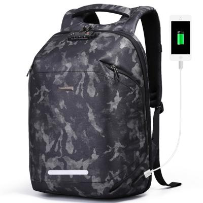 China With USB Aoking Anti Theft 2021 Customized Usb Laptop Business Backpack for sale