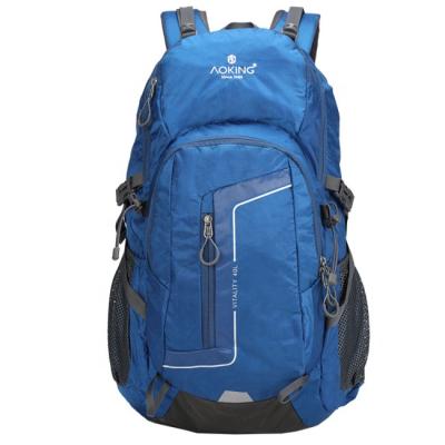 China Aoking Waterproof Traveling Bag Hiking Backpack Camping , Waterproof Ripstop 40 Liter Backpack Hiking for sale