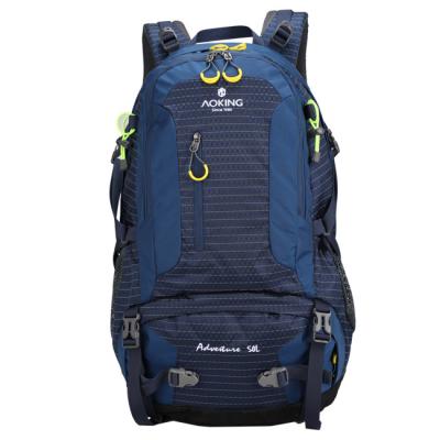 China Large Waterproof Hunting Hiking Backpack 50L , Aoking Bag Ripstop Waterproof Hiking Backpacks For Sale for sale