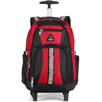 China Durable Trolley Leisure Travel Backpack Waterproof Travel Trolley Luggage Bag For Sale for sale