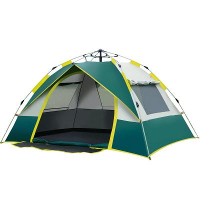 China Camouflage Game Camping/Field Quick-Opening Tent Outdoor Automatic Double-Layer Single Folding Tent For Beach Camping for sale