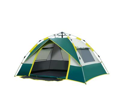 China Latest Design Camouflage Game Promotional Outdoor Automatic Double-Layer Quick-Opening Tent Single Folding Tent For Beach Camping for sale