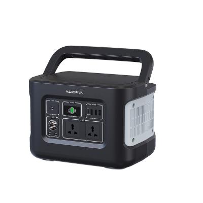 China Type C MARSRIVA China Professional Mobile Power Station Charger Container 600W Portable Power Station for sale