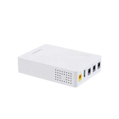 China Multi-output Smart Networking Mini UPS DC UPS 10000mAh 37Wh 5V 9V 12V Uninterrupted Power Supply for sale