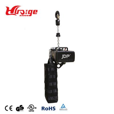 China Hotels 220V to 440V 1T Electric Chain Hoist with Double Brakes for Theater & Stadium & Arenas for sale