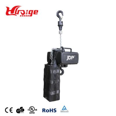 China Hotels 250kg-500kg Variable Speed ​​Electric Chain Hoist JDP SU Show for sale