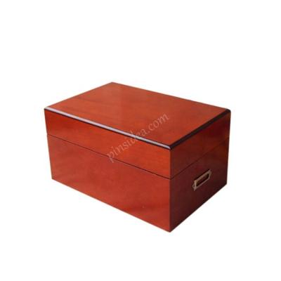 China High grade peach flower heart wooden grain household boutique viable small piece exquisite multi-function storage wooden box for sale