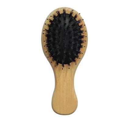 China Wholesale Waterproof In Cushion Running Natural Beech Wood Air Handle Bristle Hair Care Brush for sale