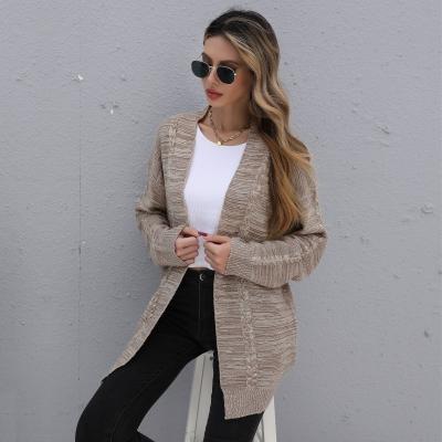 China Sweater Breathable Loose Coat Women's Leisure Time Loose Women With Button Women's Fashion Coat Ditch Coat for sale