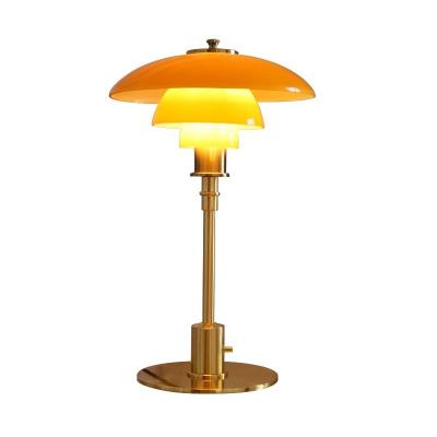 China Modern Dimmable Press Glass Floor Lamp Reading Lighting Home Simple Elegant Generous High Quality Table Lamp Led Night Light for sale