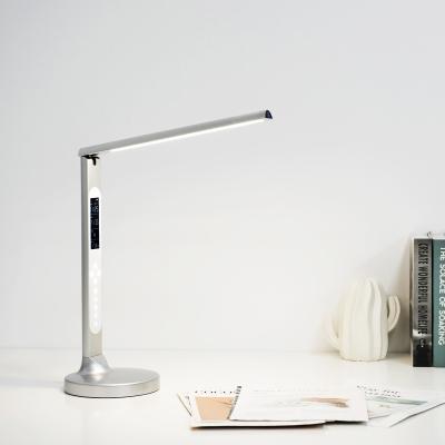 China EU Cordless 360 Degree Rotating and Moving Freely Smart Folding LED Reading Lamp LCD Touch Humanitarian Smart Desk Lamp for sale