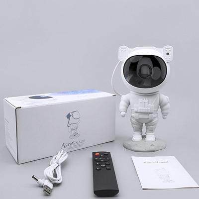 China Hyundai Design Cute Astronaut Rotating 360 Mini Rotate Touch LED Desk Lamp Projection Decor Light Baby Kids Toys Lamp for sale