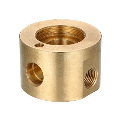 China CNC Messing Bronze Kupfer Bearbeitete Teile Leitfähigkeit 0,01 mm Toleranz zu verkaufen