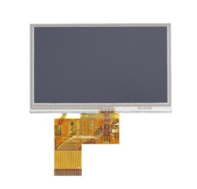 China OEM Sunlight Readable 4.3 Inches 4.3 Viewing Angle RGB 800nits tft LCD Display 4.3 At 12 O'Clock for sale