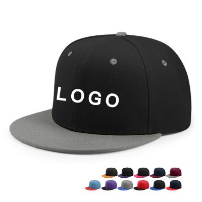 China JOINT 6 Panel Hat Embroidery Men's Custom Logo Snapback Cap Hat for sale