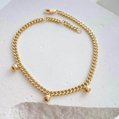 China Fashion Au750 Real 18K Gold Pawnable Charm Bangle Good Jewelry Pure Luxury Women Bridal Bridal Bracelets for sale