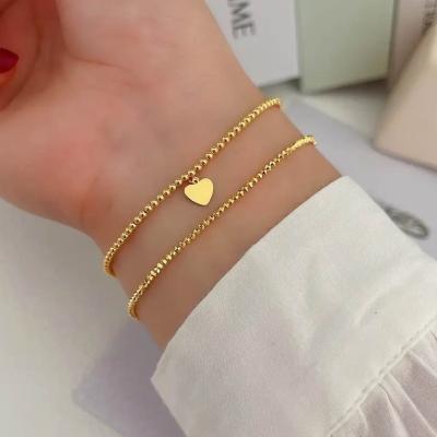 China Fashion Au750 Real 18K Gold Pawnable Charm Bangle Good Jewelry Pure Luxury Women Bridal Bridal Bracelets for sale