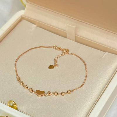 China Fashion Au750 Real 18K Gold Pawnable Charm Bangle Good Jewelry Pure Luxury Women Bridal Bridal Bracelets for sale