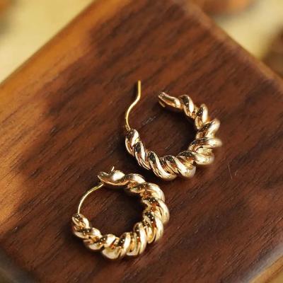 China Fashion AU750 18K Gold Pawnable Fine Jewelry Earrings Women Ladies Wedding Bridal Female Pure Luxury Engagement CLASSIC for sale