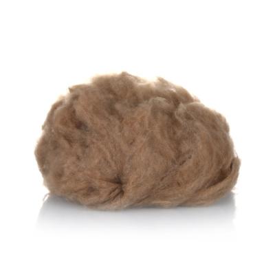 China Good Decorations Wear Resistance Pure Alpaca Wool Fiber Raw Camel Hair for sale