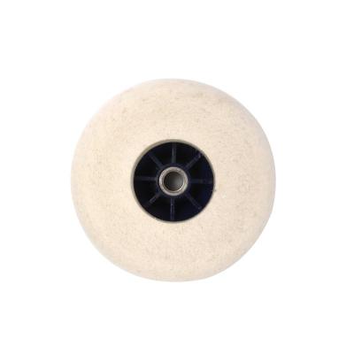 China Deburring Non Lose Hair Wool Polish Wheel Wool Abrasive Grinding Wheel Disc for sale